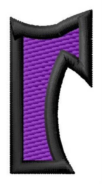 Picture of Pointed Purple r Machine Embroidery Design