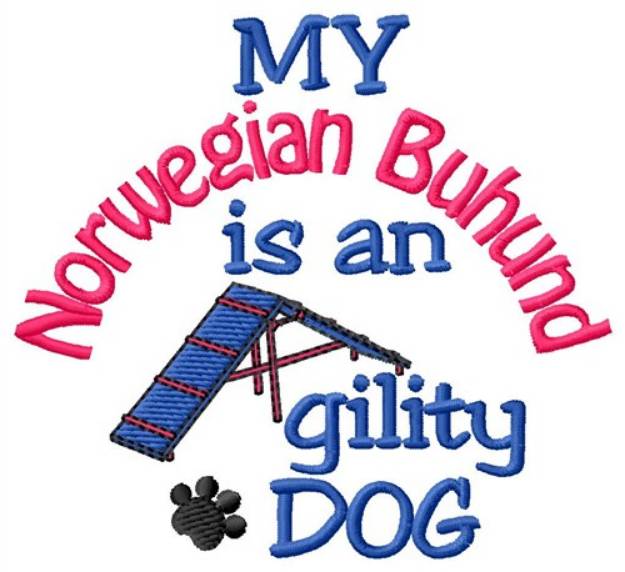 Picture of Norwegian Buhund Machine Embroidery Design