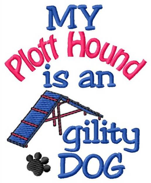 Picture of Plott Hound Machine Embroidery Design