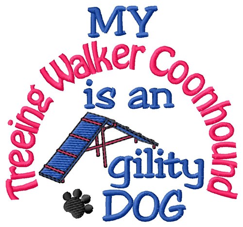 Treeing Walker Coonhound Machine Embroidery Design