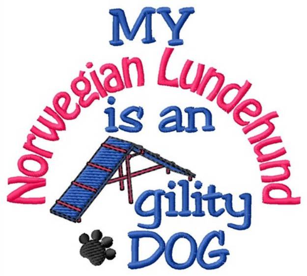 Picture of Norwegian Lundehund Machine Embroidery Design