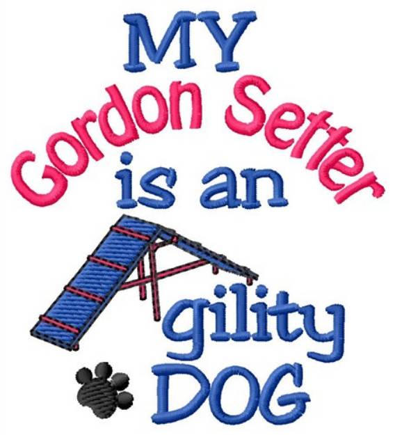 Picture of Gordon Setter Machine Embroidery Design