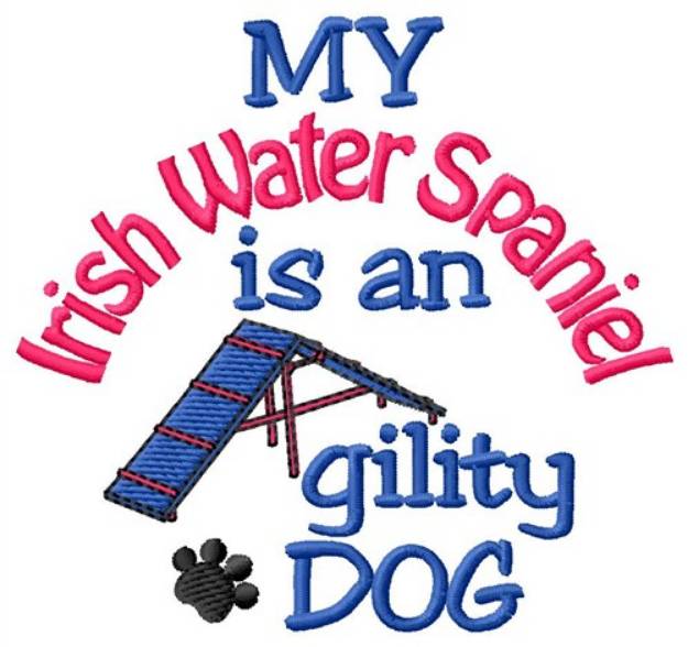 Picture of Irish Water Spaniel Machine Embroidery Design