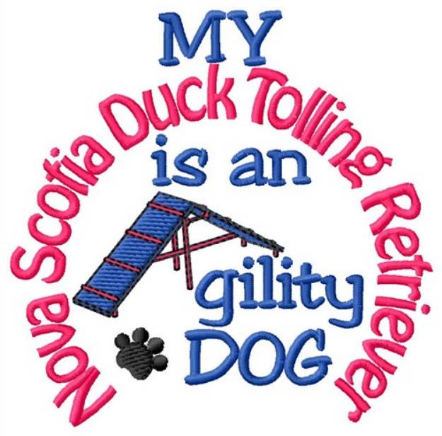 Picture of Nova Scotia Duck Tolling Retriever Machine Embroidery Design