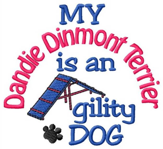 Picture of Dandie Dinmont Terrier Machine Embroidery Design