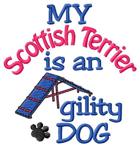 Scottish Terrier Machine Embroidery Design