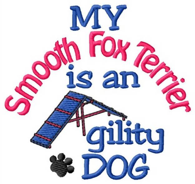 Picture of Smooth Fox Terrier Machine Embroidery Design