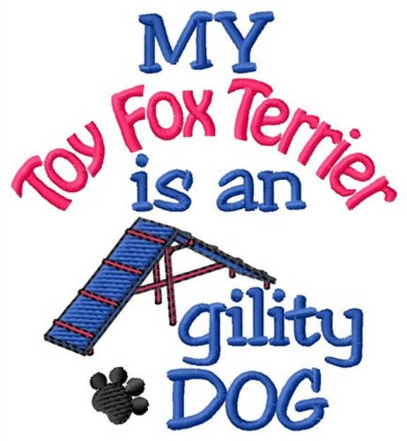 Picture of Toy Fox Terrier Machine Embroidery Design