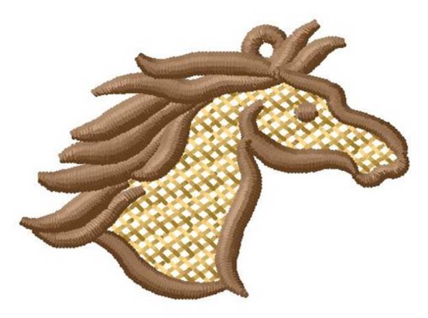 Picture of Horse Ornament Machine Embroidery Design