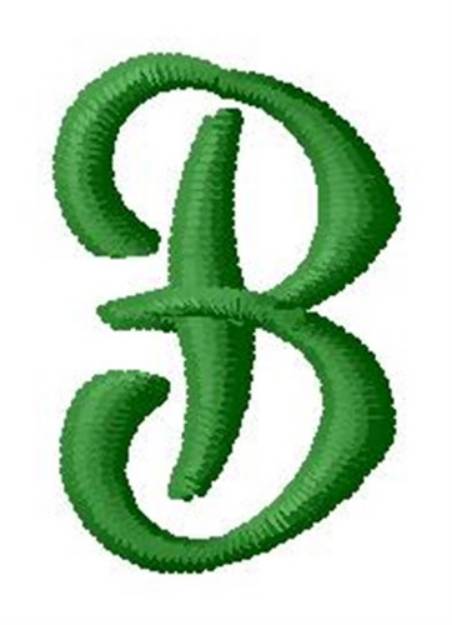 Picture of Tree Alphabet B Machine Embroidery Design