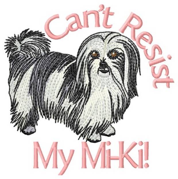 Picture of Cant Resist Mi-Ki Machine Embroidery Design