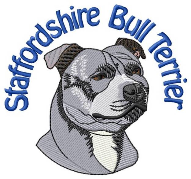 Picture of Staffordshire Head Machine Embroidery Design