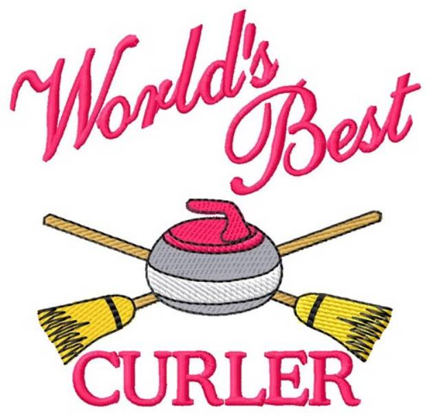 Picture of Worlds Best Curler Machine Embroidery Design