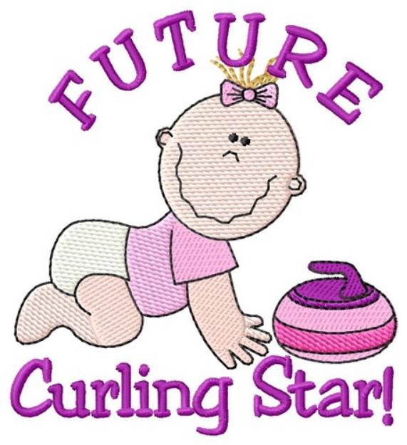 Picture of Future Girl Star Machine Embroidery Design