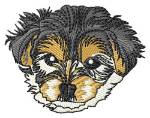 Picture of Morkie Face Machine Embroidery Design