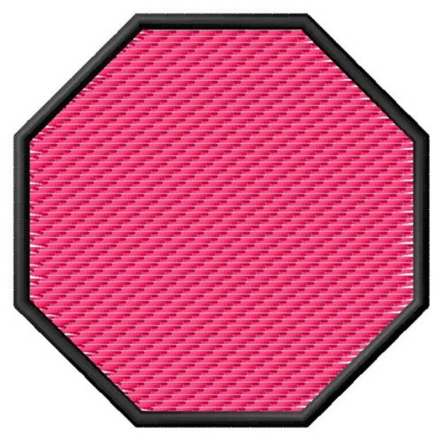 Picture of Textured Octagon Machine Embroidery Design