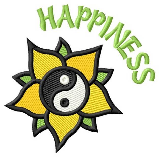 Picture of Happiness Machine Embroidery Design