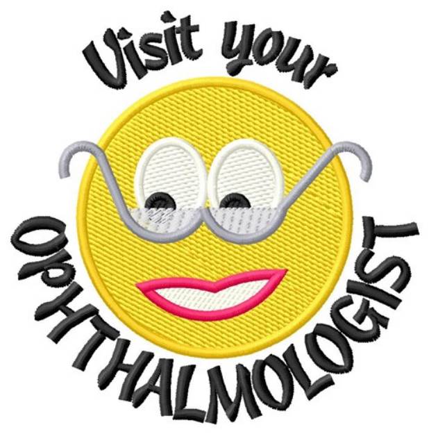 Picture of Visit Ophthalmologist Machine Embroidery Design