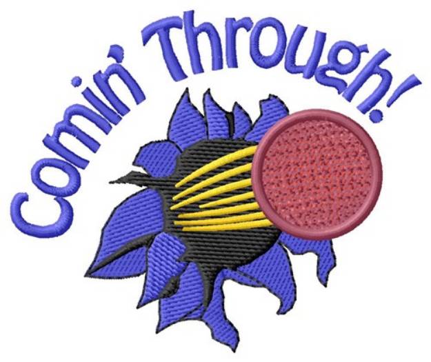 Picture of Comin Through Machine Embroidery Design