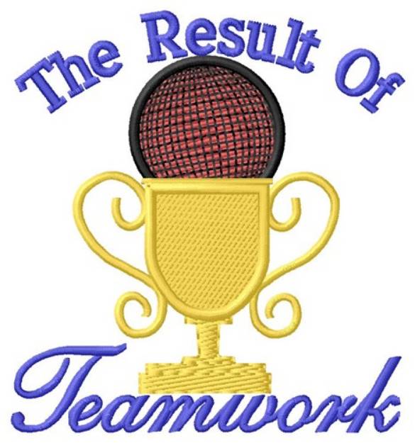 Picture of Kickball Teamwork Machine Embroidery Design