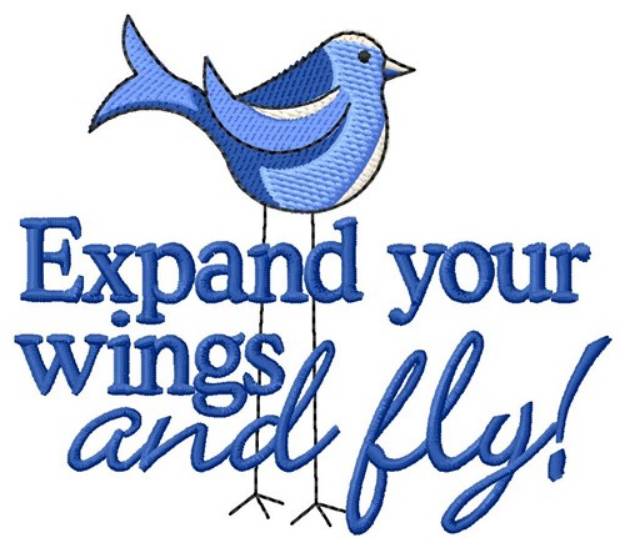 Picture of Expand Your Wings Machine Embroidery Design