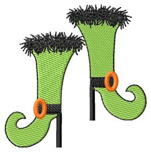 Picture of Witch Shoes Machine Embroidery Design