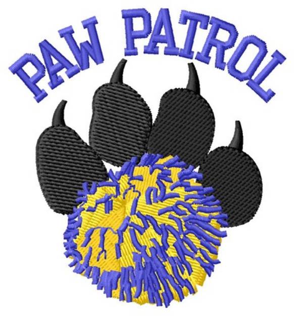 Picture of Dog Patrol Cheer Machine Embroidery Design