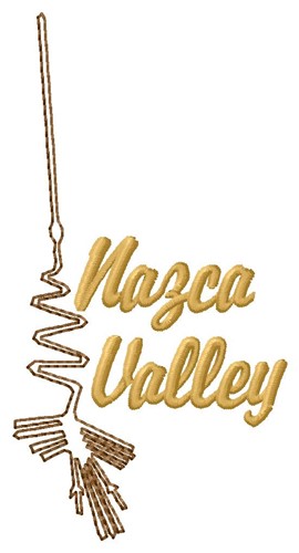 Heron Nazca Lines Valley Machine Embroidery Design