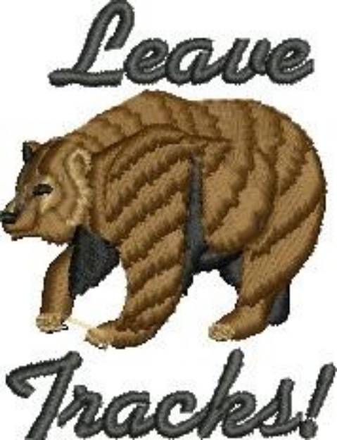 Picture of Leave Tracks Machine Embroidery Design