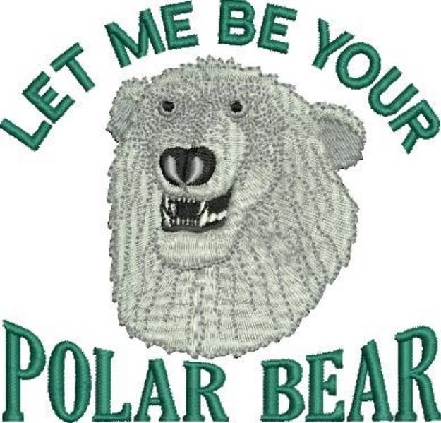 Picture of Your Polar Bear Machine Embroidery Design