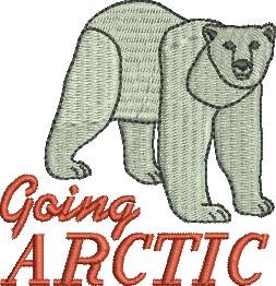 Going Arctic Machine Embroidery Design