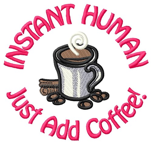Instant Human Machine Embroidery Design