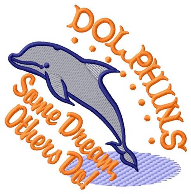 Picture of Dolphins Dream Machine Embroidery Design