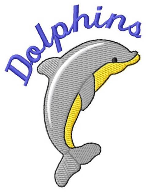 Picture of Dolphins Machine Embroidery Design