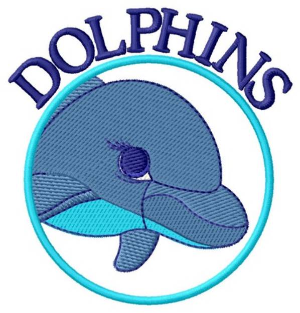 Picture of Dolphins Machine Embroidery Design