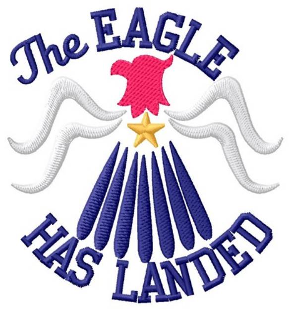 Picture of Eagle Has Landed Machine Embroidery Design