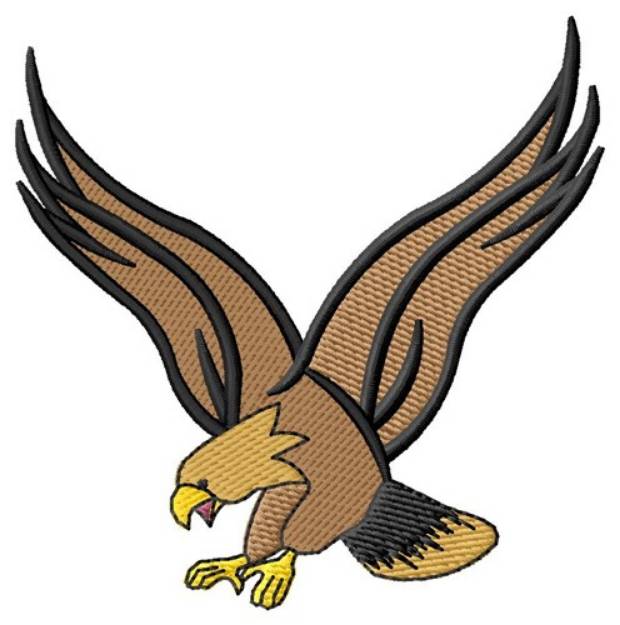 Picture of Falcon Machine Embroidery Design