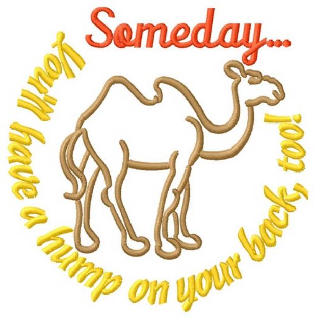 Picture of Have A Hump Machine Embroidery Design