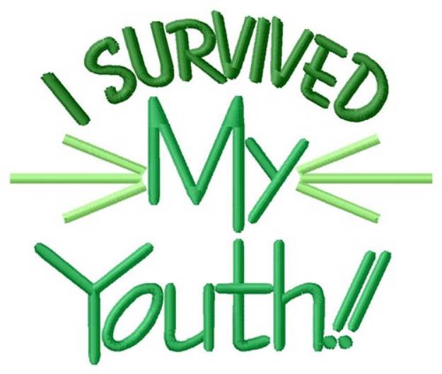 Picture of Survived Youth Machine Embroidery Design