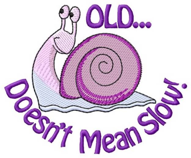 Picture of Means Slow Machine Embroidery Design