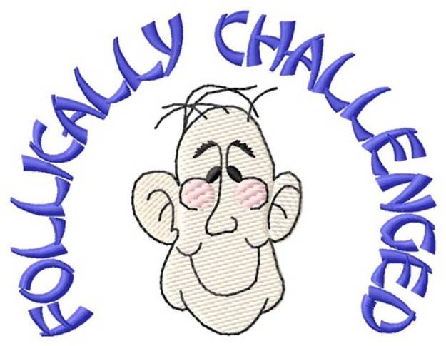 Picture of Follically Challenged Machine Embroidery Design