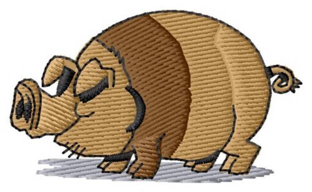 Picture of Pig Machine Embroidery Design