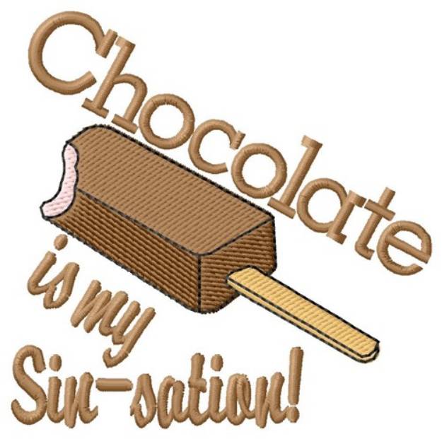 Picture of Chocolate Sin-sation Machine Embroidery Design