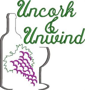 Picture of Uncork Machine Embroidery Design