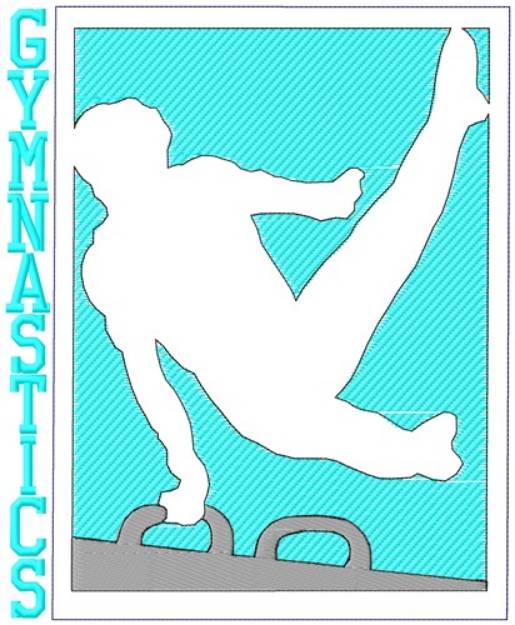 Picture of Gymnastics Machine Embroidery Design