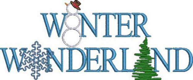 Picture of Winter Wonderland Machine Embroidery Design