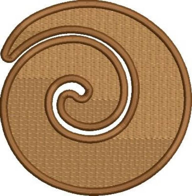 Picture of Maori Koru Machine Embroidery Design