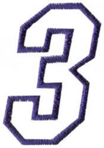 Picture of Club 4 3 Machine Embroidery Design