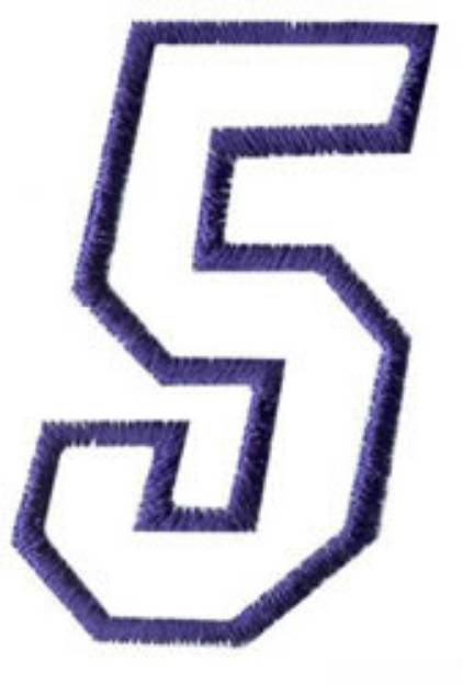 Picture of Club 4 5 Machine Embroidery Design