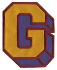 Picture of Sport Block G Machine Embroidery Design